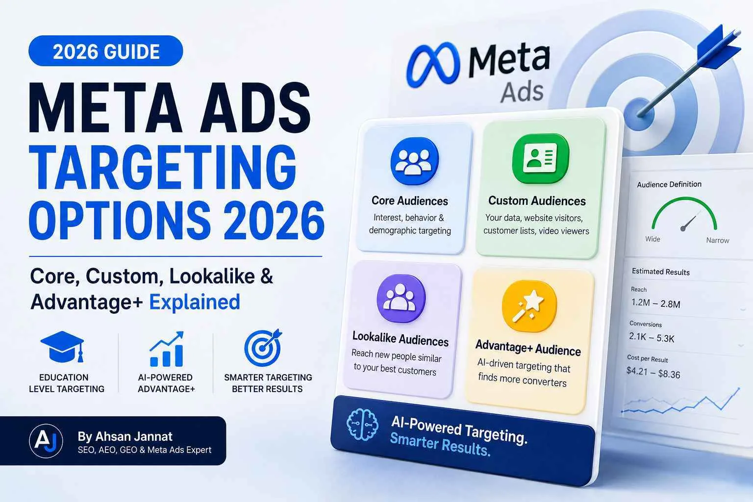 Meta Ads Targeting Options 2026: Core, Custom, Lookalike & Advantage+ Explained