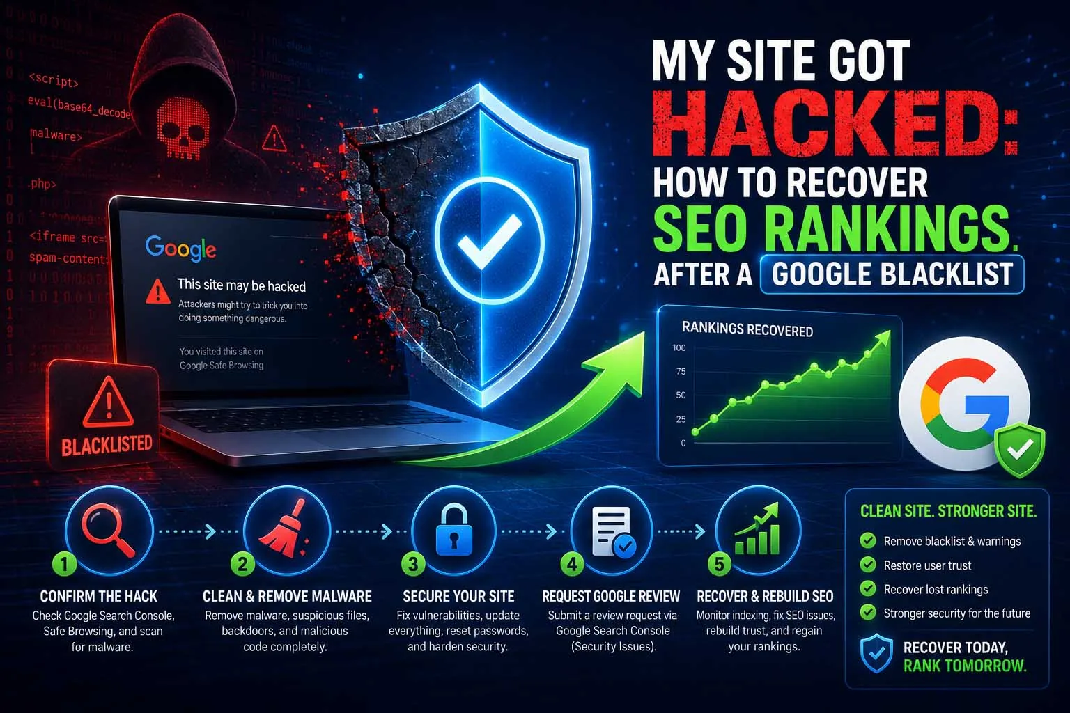 My Site Got Hacked: How to Recover SEO Rankings