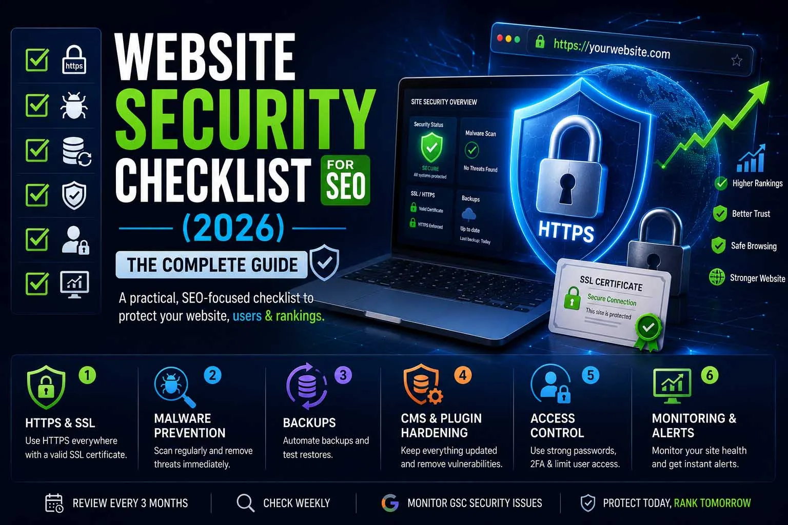 Website Security Checklist for SEO (2026): The Complete Guide